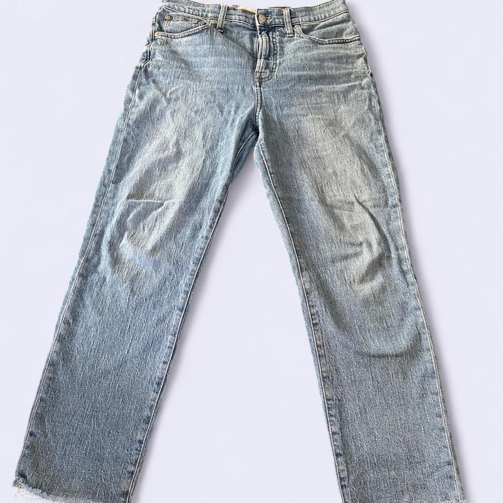 Madewell Women's Straight Leg Jeans - Light Blue